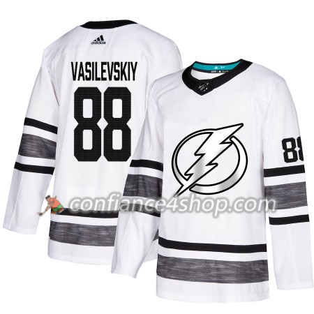 Adidas Maillot de Hockey Tampa Bay Lightning Andrei Vasilevskiy 88 2019 All-Star Blanc Authentic - Homme